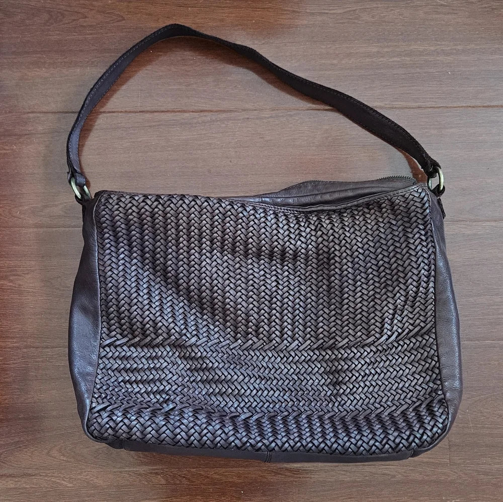 Fiori Di Firenze Italian leather bag Burgandy